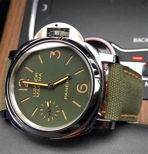 canvas strap for panerai|Panerai glow strap.